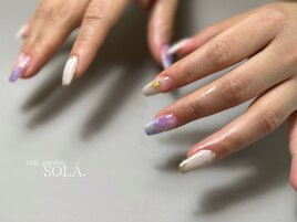 ニュアンス×ロングネイル