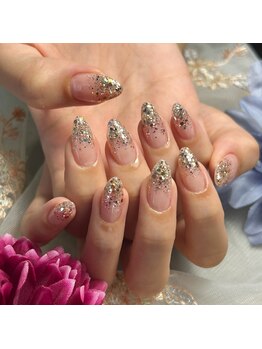 ネイル ミュー(nail myuu)/ラメグラデーション