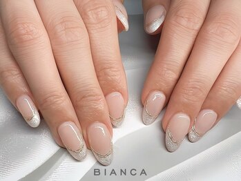 ビアンカ 東京ドームラクーア店(Bianca)/キラキラ白フレンチ☆
