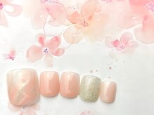 ネイルサロン&スクール ジーナ(GINA)/ふんわり春カラーネイル