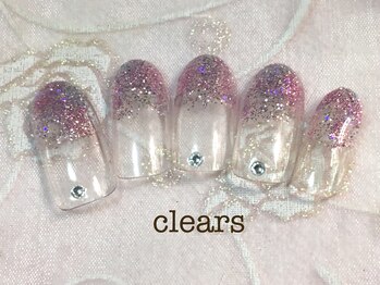 ビューティーネイルサロン クリアーズ(Clears)/ダブルカラーラメグラデーション
