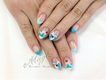 ネイルサロン ビューティーマジック 川口店/ハートフレンチ