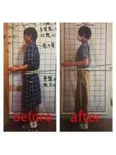 池袋ハート整体院/姿勢の変化★