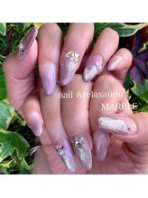 ネイルアンドリラクゼーション マーブル(MARBLE)/つけ放題¥7700