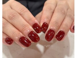 ～ちゅるんとボルドーネイル～