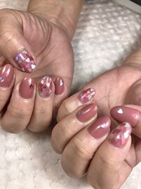 ハートホロネイル