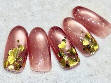チェリーズネイル(Cherrys Nail)/埋め込みネイル ハートネイル