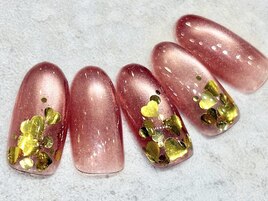 埋め込みネイル ハートネイル