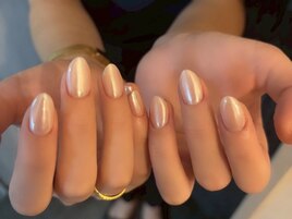 オーロラサンセットネイル