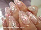 【OrderNail】ピンクハートホロ