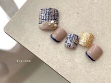 ネイルサロン ブランロール 三軒茶屋店(Blanl'or)/ツイードフットネイル