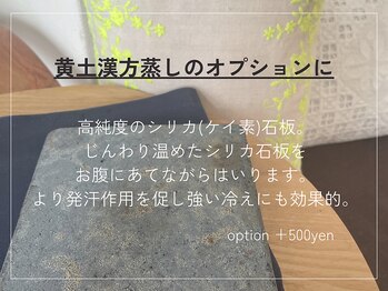 ルルフロル 銀座(LuLu-FLOR)/黄土漢方蒸しのオプションに
