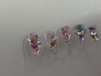 ユリシス 荻窪(Ulysess)/クリアシェルネイル/7月design