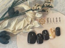 ネイルアンドアイラッシュ ブレス エスパル山形本店(BLESS)/人気ホロフラワー♪