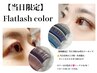 当日予約限定【お写真可能な方】フラットラッシュカラー120本/他店付足不可