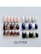 グリッター(GLITTER)/青山限定1月ハンド定額アート