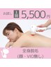 全身脱毛お試し(顔・VIO無し) ※要事前シェービング →