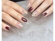 モンルポ 大阪梅田店(MonRepos)の雰囲気(ボルドー/シェル/バレンタイン/推しネイル)