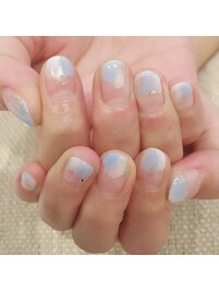 塗りかけネイル☆