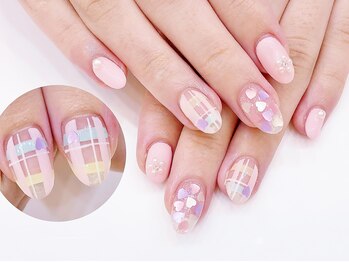 ネイルコレクション ピンク(Nail Collection Pink)/ジェル放題★チェック：ハート