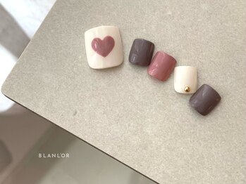 ネイルサロン ブランロール 三軒茶屋店(Blanl'or)/ハートフットネイル
