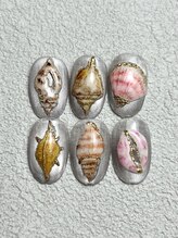 アイユー 千葉(iu.)/手描きshell Jewelry1本/¥1100