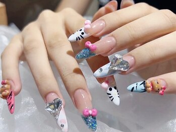 クイーンネイル 新宿(Queen nail)/長さ出しデザイン