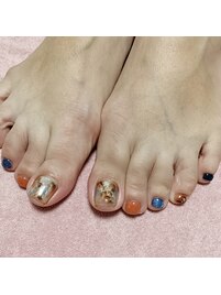 丁寧なフットネイル/自爪育成