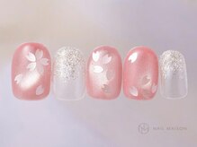 ネイルメゾン 渋谷店(NAIL MAISON)/さくらホロピンクマグ¥6500