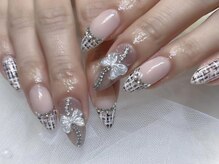 ララアンジュ(LaLa-Ange)/ツイードネイル