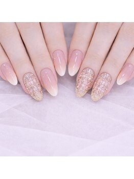 アイネイルズ 東花園店(I.NAILS)/ツイードネイル/春ネイル