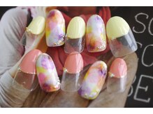 ネイルサロン ブリオン(Nail Salon Bullion)/タイダイフラワー