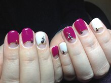 ラウト デコレーションアンドネイルサロン(Lauto Decoration&Nail Salon)/パープルフレンチネイル
