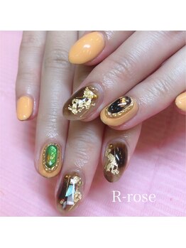 アールローズ(R-rose)/べっ甲アート　￥10142