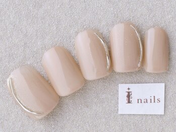 アイネイルズ 三宮店(I nails)/シルバームーン¥6000