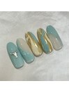 7月定額ネイル
