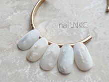NKC/個性派のホワイトネイル