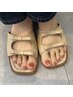 フットネイルワンカラー ¥6000