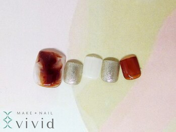 メイクプラスネイル ヴィヴィッド(MAKE+NAIL vivid)/フット　オリジナル♪
