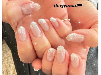 フロージュ ネイル(florjyu nail)/インクフラワーnail