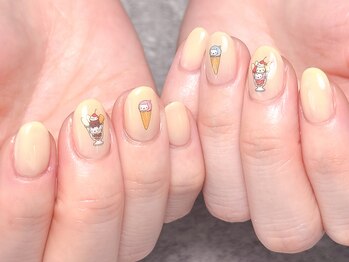 シールお持込み推し活ネイル