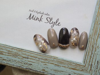 ミンクスタイル 恵比寿店(Mink Style)/チャコールグレーネイル