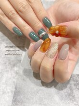 プライベート ネイルサロン マーマ(murmur)/ぷっくりフラワーネイル