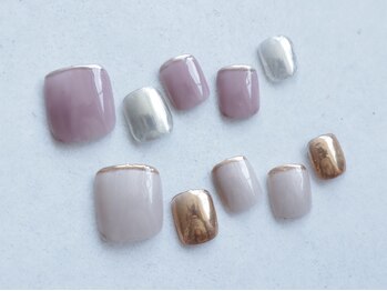 アバネイル アクア 千種店(AVANAIL AQUA)/【フット・ミラーネイル】