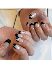 フレンチ × リボン