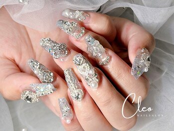 ネイルサロン クレオ(Cleo)の写真/☆新技法☆爪の表面を削らない長さ出し!!完成度の高い仕上がりを実現★スカルプならCleoにお任せください♪