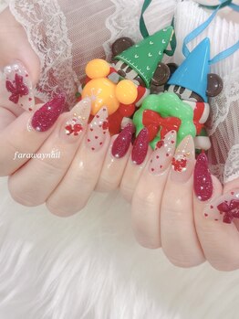 ファラウェイネイル(Faraway nail)/クリスマスネイル☆