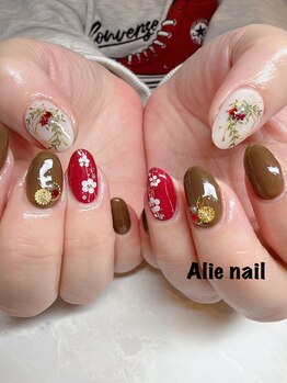 アリーネイル(Alie nail)/【定額アートコース】シンプル