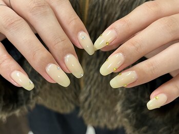 フィロンネイル 蒲田店(filonnail)/ワンカラー+パーツ