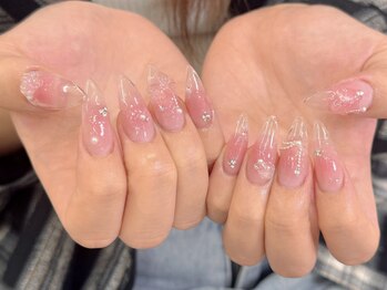 ラッキーネイル(lucky nail)の写真/ゴテゴテデザイン~シンプル可愛いデザイン迄お任せ◎お気に入りを詰め込んだこだわりネイルはlucky nailで